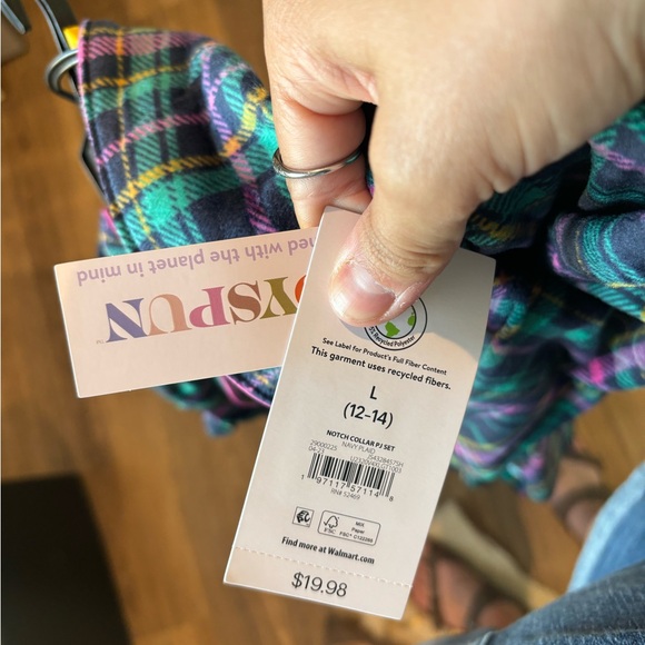 NET Plaid Flannel Pajamas - Picture 2 of 2